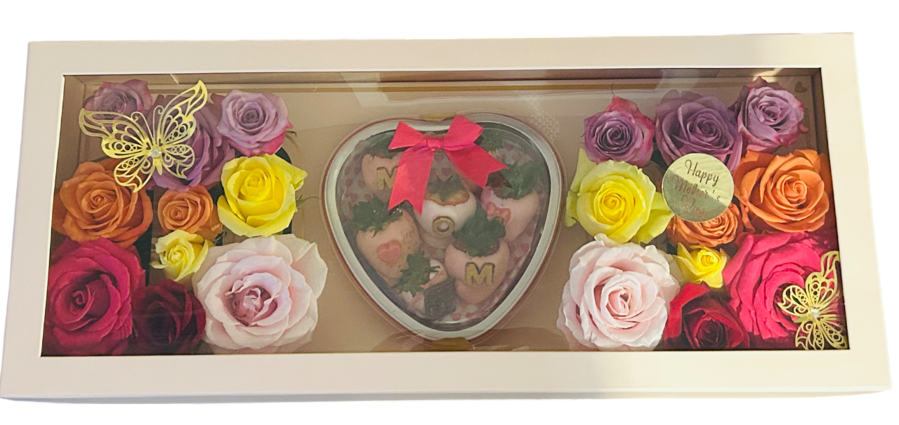 Gift Custom Flower Box | Mom Bouquet Gift Box