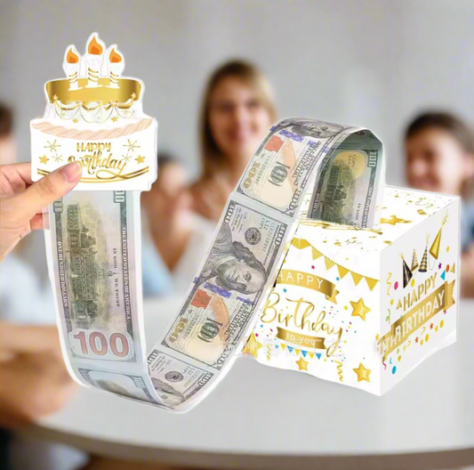 Happy Birthday Money Pull Box | Zelle Payment ONLY