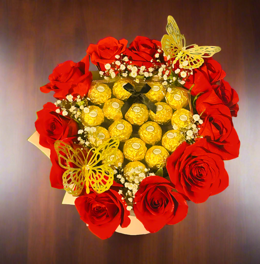 Flower Box | Sweet Rose Bouquet