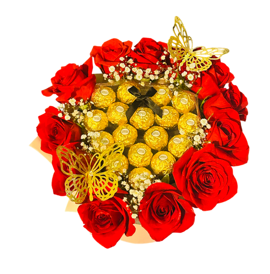 Flower Box | Sweet Rose Bouquet