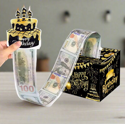 Happy Birthday Money Pull Box | Zelle Payment ONLY