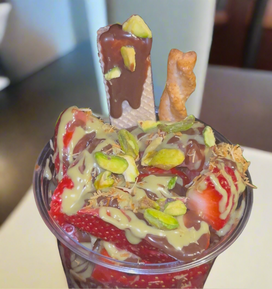 Strawberries | Dubai Chocolate Pistachio